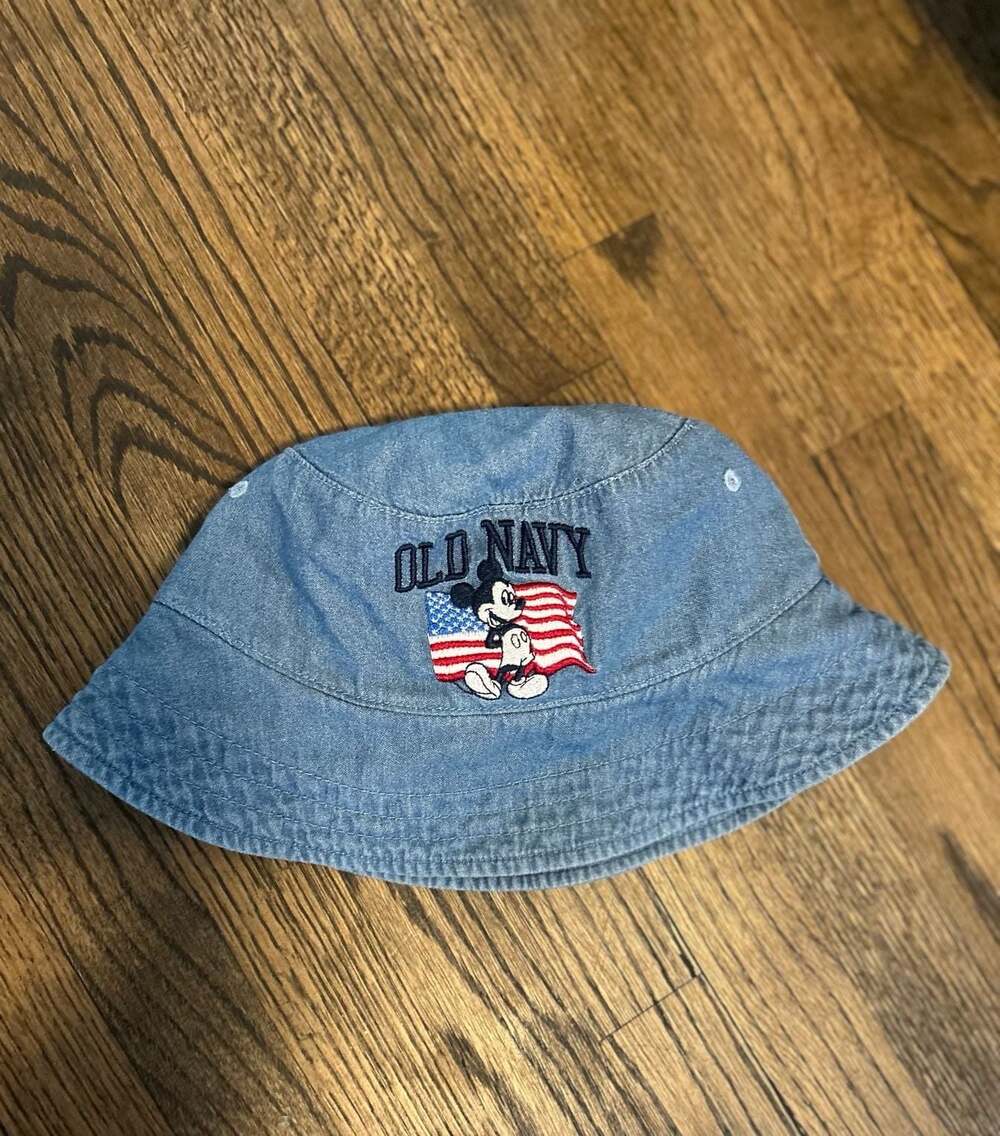 Old Navy x Disney Mickey Mouse Patriotic Denim Bucket Hat
